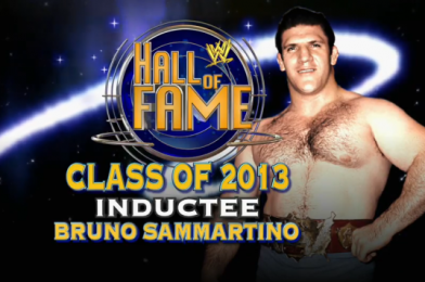 WWE Hall of Fame 2013 Inductee - Bruno Sammartino // Courtesy by WWE