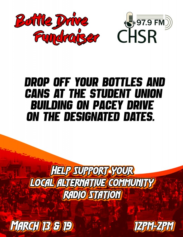 CHSR Bottle Drive Poster COLOR